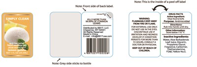 image of bottle label - 2208