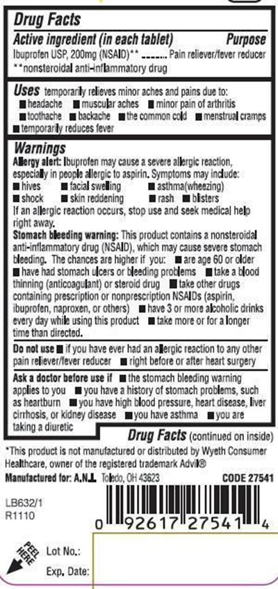 Drug Facts Label (Label2)