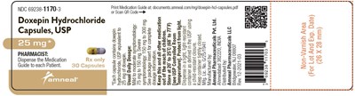 25 mg - doxepin hydrochloride capsules usp 3