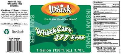 Product Label - 1 Gallon Short Neck Pour Bottle - ShortNeckWC377FF 01