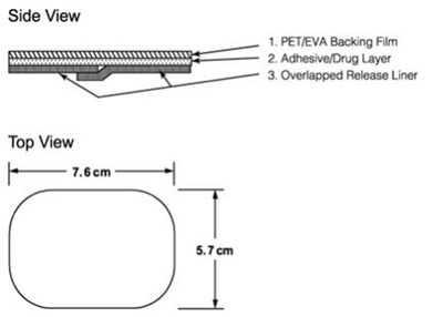 Figure 1: Side And Top Views Of The Oxytrol System.(not To Scale) (Oxytrol 02)