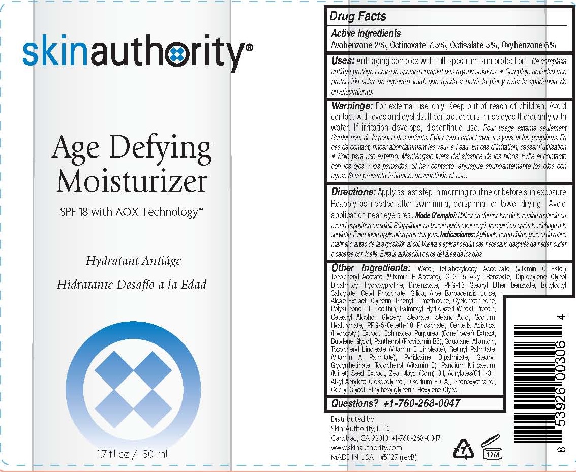 NDC 46007-202 Age Defying Moisturizer Spf 18 Lotion Topical Label ...