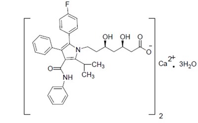Image Description (Atorvastat Cal Usp Structure)