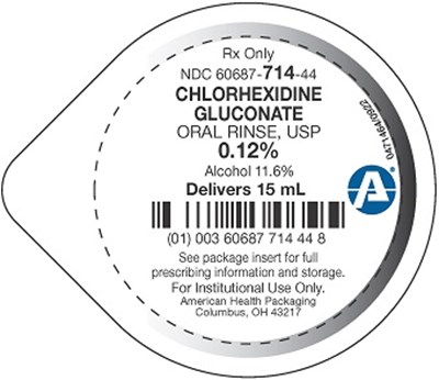 0.12% Chlorhexidine Gluconate Oral Rinse Cup Lid (Cup)
