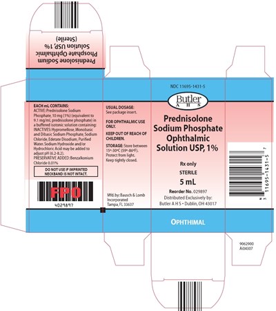 Prednisolone Sodium Phosphate Ophthalmic Solution Usp, 1% (carton, 5 mL (Butler))
