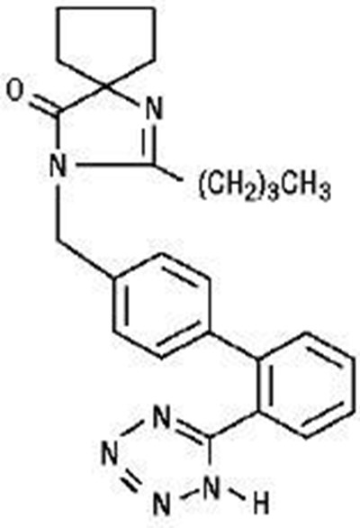 Structure - irbesartan str