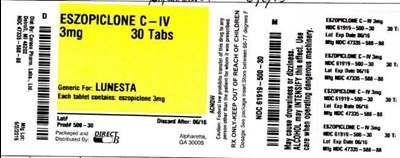 Image Description (Eszopiclone500)