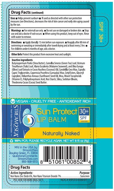 Sun Protect Lip Balm Naturally Naked (Label)