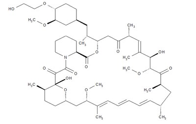 everolimus structural formula - afinitor 01