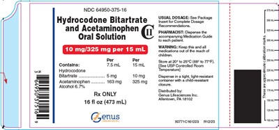 hydrocodone-03.jpg PRINCIPAL DISPLAY PANEL - 473 mL Bottle Label - hydrocodone 03