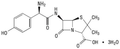 Amoxicillin Trihydrate Structural Formula Image (Amoxicillin For Oral Suspension 125 mg And 250 mg 1)