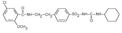 Chemical Structure For Glyburide (Image 1)