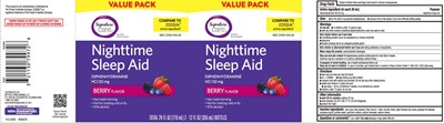 Diphenhydramine Hci 50 mg (Ez Nite Sleep Aid Liquid Berry 1)