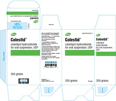 colestid-05.jpg PRINCIPAL DISPLAY PANEL - 300 gram Bottle Carton - colestid 05