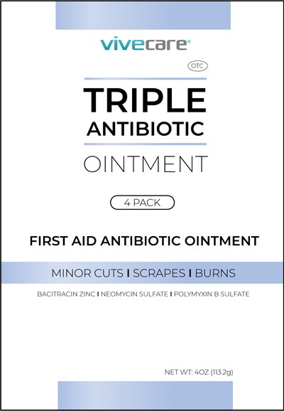 Packaging Front (Triple Antibiotic Ointment 1oz 4pack Front)