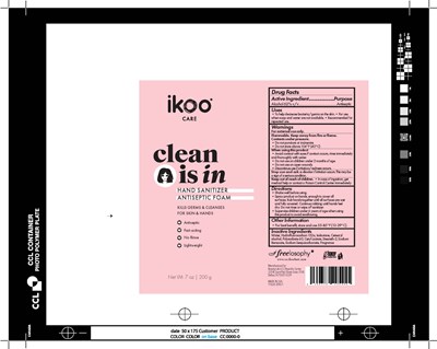 Ikoo Clean Is In Label (200806 Ikoo Cleanisin Handsanitizerfoam Approved)