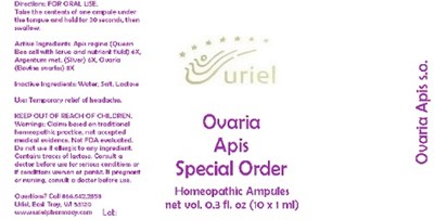 Ovariaapisspecialorderampules