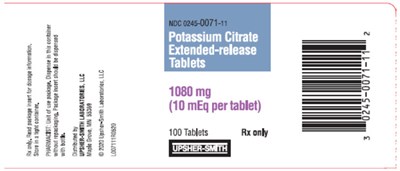 Principal Display Panel (1080 mg Bottle Label)