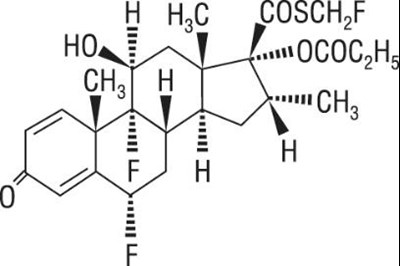 Fluticasone Chemical Structure (Advairhfa Spl Graphic 01)