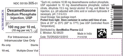 dexamethasone-fig1.jpg PACKAGE LABEL-PRINCIPAL DISPLAY PANEL - 100 mg per 10 mL - Container Label - dexamethasone fig1