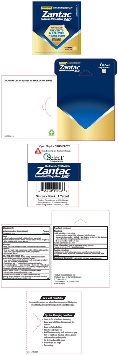 Principal Display Panel (1 Tablet Pouch Blister Pack)