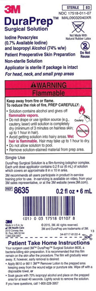 Principal Display Panel – 6 mL Insert Label (3mx07 0004 07)