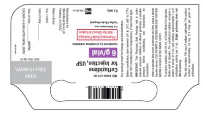 Ceftazidime for Injection 6 g vial label - image 02