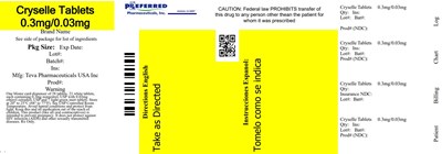 Cryselle Tablets     03mg003mg (22e5d50a A772 4e90 82f8 B49ecdf91610 00)