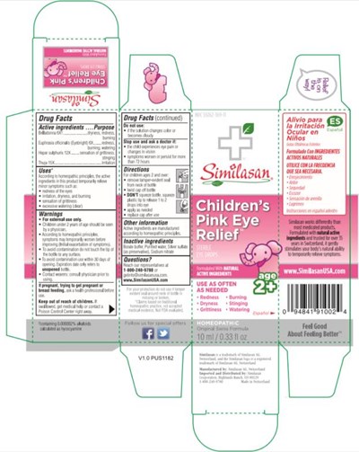 childrens-pink-eye-relief-01.jpg NDC 59262-369-11SimilasanChildren’s Pink EyeReliefSTERILE EYE DROPS10 ml / 0.33 fl oz - childrens pink eye relief 01