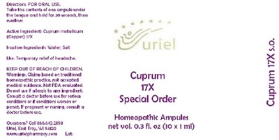Cuprum17specialorderampules