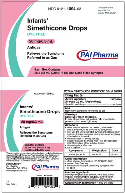 Carton For Infants Simethicone Drops (Infsimdrps 1)