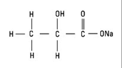 Structural Formula Of Sodium Lactate Usp (Potassium 02)