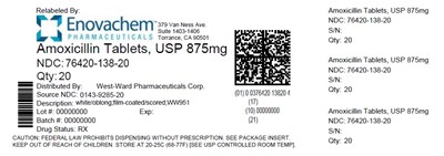 Label (Amoxicillin Tablets Usp 875 mg 7)