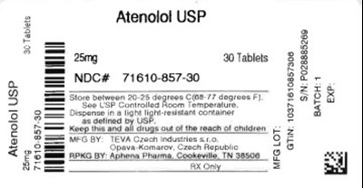 Label (71610 857 30)