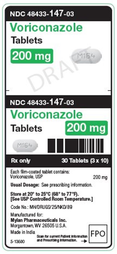 Voriconazole 200 mg Tablets Unit Carton Label (Image 05)