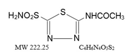 Structure (Acetazolamide Structure)
