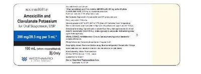 amoxicillin and clavulanate potassium 200 and 400 3