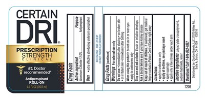 1.2 OZ. CERTAIN DRI ROLL-ON Label - lmM5 CDRollOnLabel 1 2