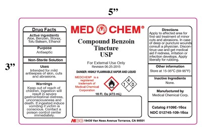 Compound Benzoin Tincture Label - benzoinlabel