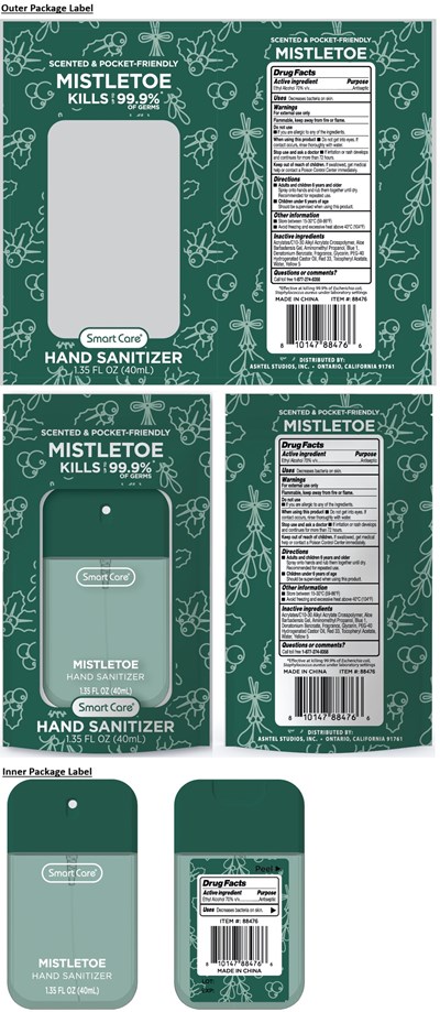 70108-129-5.jpg MISTLETOE HAND SANITIZER - 70108 129 5