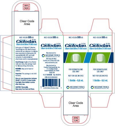 Principal Display Panel (6.6 mL Bottle Carton)