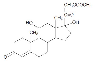 Chemical Structure (Hydrocortisone 01)