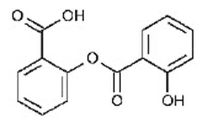 Chemical Structure - salsalate 01