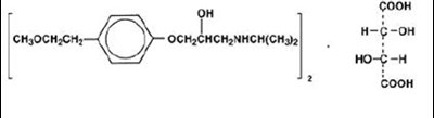 Structure - metoprolol str