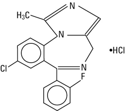 Structural Formula Midazolam (Midazolam Hydrochloride Injection1 Figure 1 Xen 2012 1)