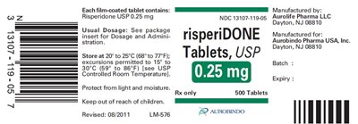 risperidone-fig1.jpg Risperidone Tablets, USP 0.25mg (500 Tabs bottle label) - risperidone fig1