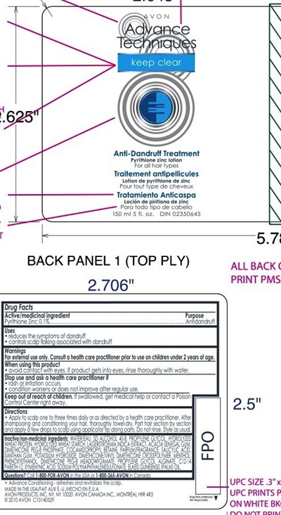 1092904_ATkclearAntiDandTrtmt.jpg image of label - 1092904 ATkclearAntiDandTrtmt