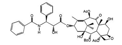 Structural Formula For Paclitaxel (Abraxane 02)
