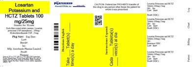 Losartan Potassium And Hctz Tablets 100mg 25mg (Losartanhctz Fig5)
