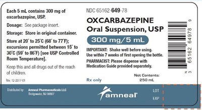 Oxcarbazepine Oral Suspension Usp 14